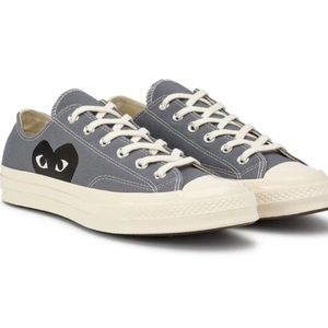 grey Comme des Garcons low converse